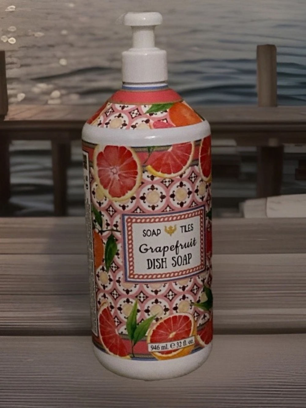 SOAP TILES ~ GRAPEFRUIT DISH SOAP 32 fl oz